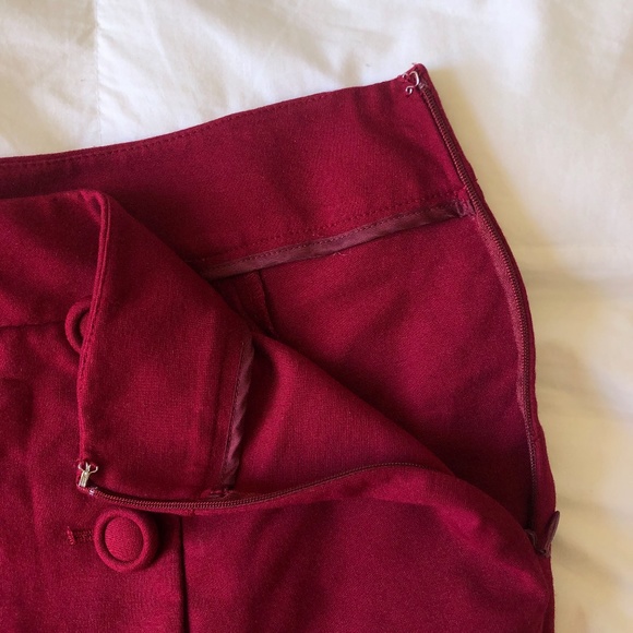 TALBOTS Pink High Waisted A-Line Skirt - Picture 4 of 9